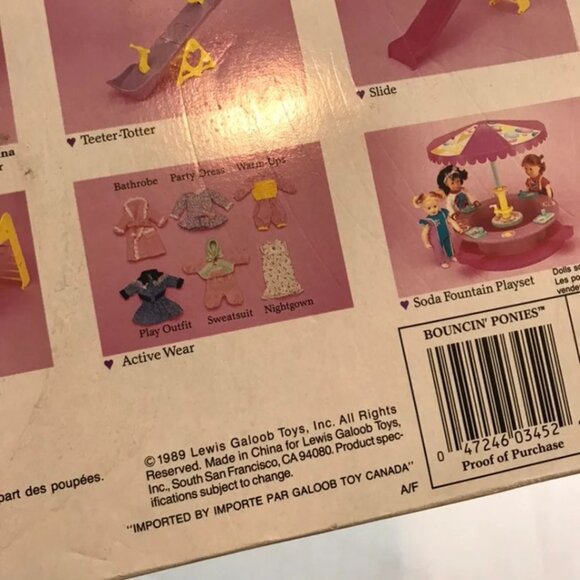 1989 Bouncin Ponies Walking Pony Toy by Galoob - Picture 6 of 6
